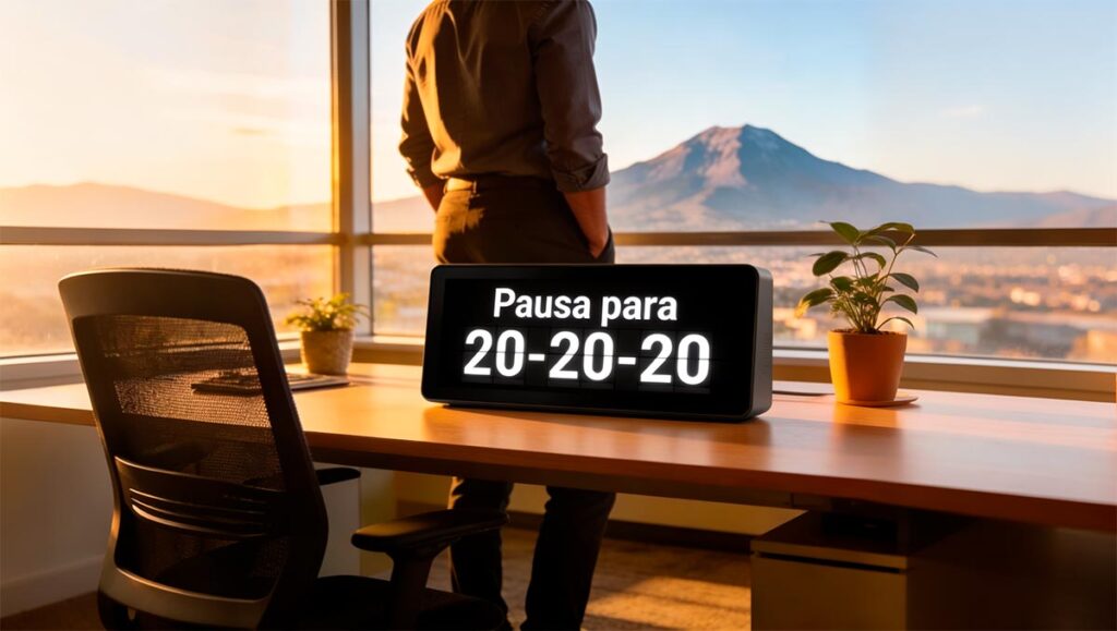¿Ojos cansados por las pantallas? 👁️ La Dra. Vanessa Vidal explica cómo aplicar la Regla 20-20-20 para eliminar el dolor de cabeza y el ojo seco en segundos.